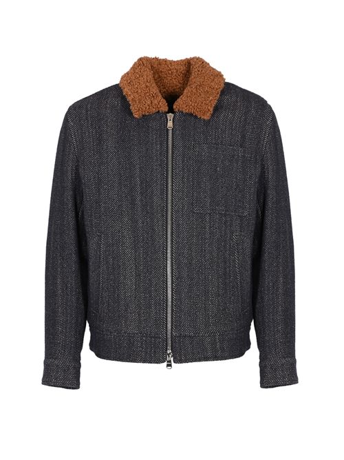 Giubbotto in cotone effetto denim DONDUP | UJ979 OF0195 XXX890